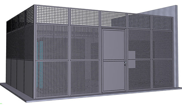 Beispielhafte Darstellung eines Secure Cage Systems